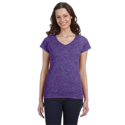 Gildan Ladies' Softstlye 4.5 Oz Fitted V-Neck T-Shirt