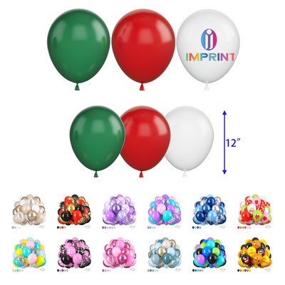 12 Inch Printed Balloons