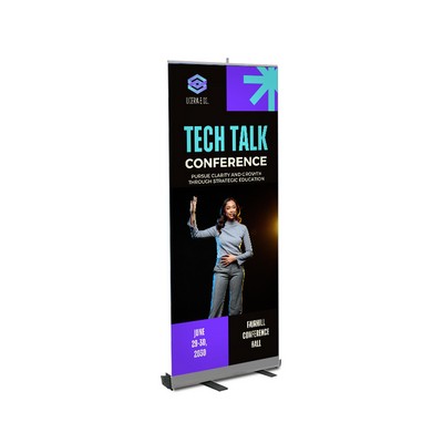 33"W x 80"H Monza™ Fx Retractable Banner Stand, Hardware Only