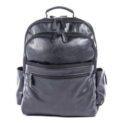 Bugatti Valentino Backpack-Vegan Leather-Black