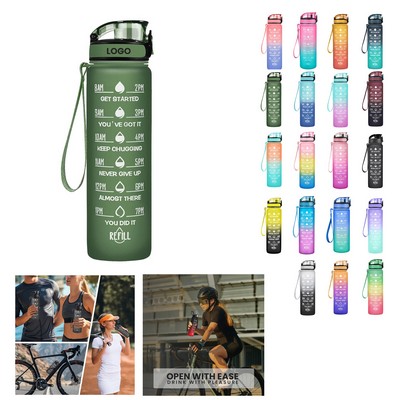 32 oz Leakproof BPA Free Drinking Water Bottle