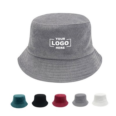 Corduroy Bucket Hat for Adults