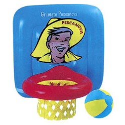 Basketball Game 17 1/2" Inflatable Basketball Hoop w/ Ball