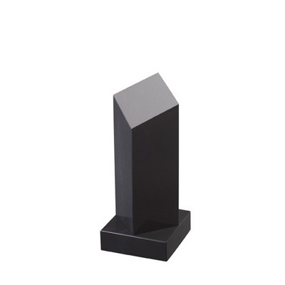 Medium Jet Black Marble Diamond Head Award