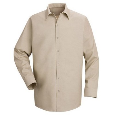 Red Kap® Specialized Pocketless Long Sleeve Work Shirt