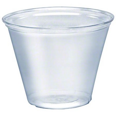 9 Oz. Squat Clear Plastic Soft-Flex Disposable Tumbler