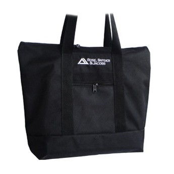 Deluxe Zipper-Top Tote Bag