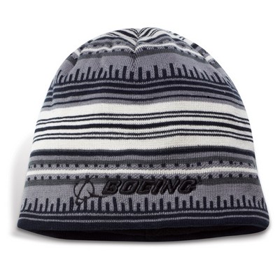 Chita Fine Knit Jacquard City Beanie