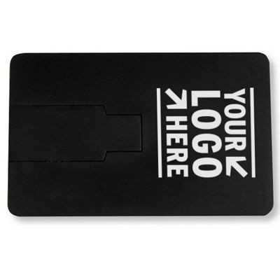 128 MB Credit Card Flip Flash Drive