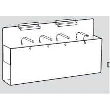 Slatwall Display Accessories 5-Pocket Brochure Holder