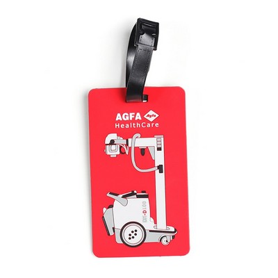 3.5" x 2.5" PVC Luggage Tag