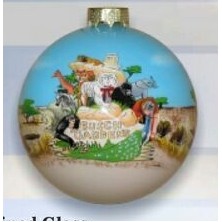 3" Custom Reverse Painted Ornament