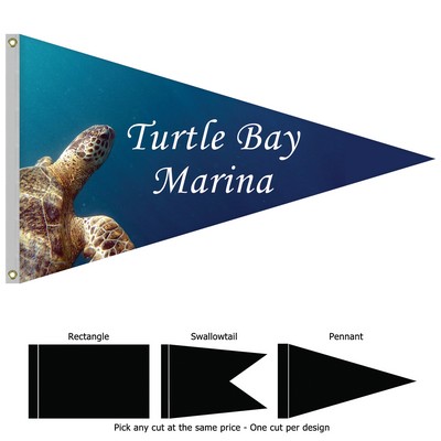 Single Reverse Nylon Boat Flag (36"x60")