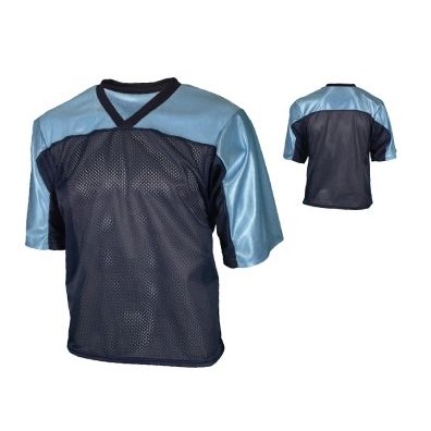 Adult Dazzle Cloth/Tricot Mesh Body Lacrosse Jersey Shirt w/2 Color Sleeve