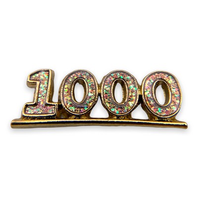 1000 Glitter Lapel Pin