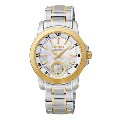 Seiko Women's Premier Two Tone Stainless Steel Watch