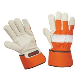 Tough Duck 3M™ Thinsulate™ Insulation Full Grain Hi-Vis Fitter Gloves