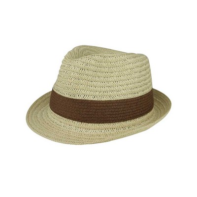 Toyo Braid Fedora Hat