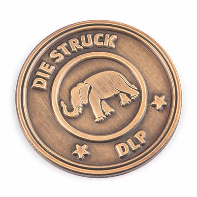 Die Struck Lapel Pin (1.25")