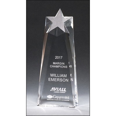 Crystal Star Trophy (4"x9.5")