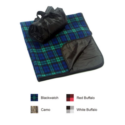 Polyester Folding Fleece Carrying Blanket