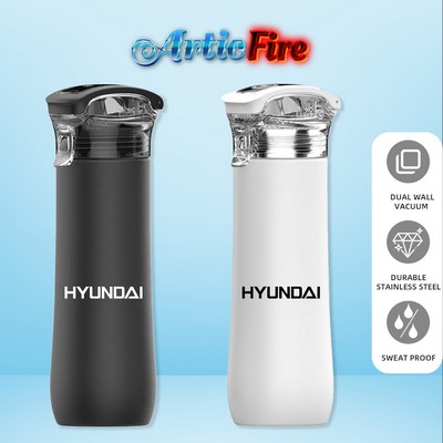 ArticFire 23 oz Double Wall Vacuum Insulated Bottle with Locking Flip Top Lid and Carrying Handle