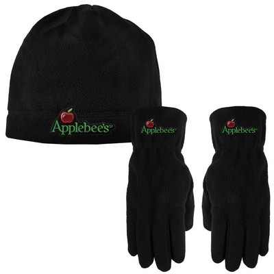 Fleece Beanie & Gloves Combo