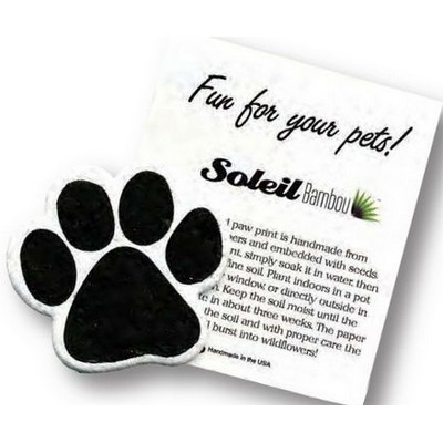 Paw Print Seeded Ornament