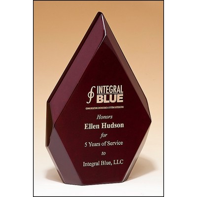 High Gloss Rosewood Diamond Award (4.25"x 7.875")