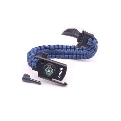 Multifunction Ourdoor Paracord Survival Wristband