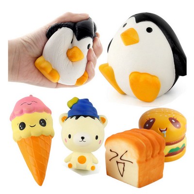 Custom Stress Reliever PU Foam Toy Squeeze Ball