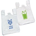 Imprinted Low Density T-Shirt Bag (11 3/4"x7 1/2"x25")