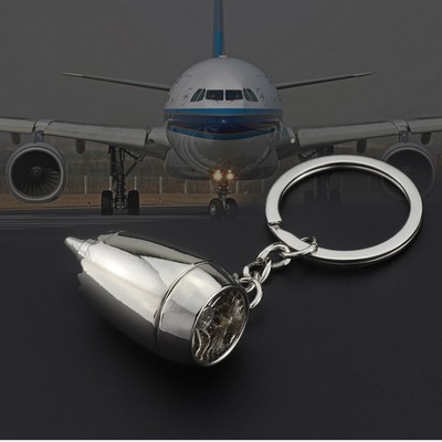 Aeroplane Engine Keychain