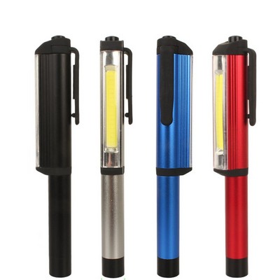 Magnetic COB Pen Light with Clip