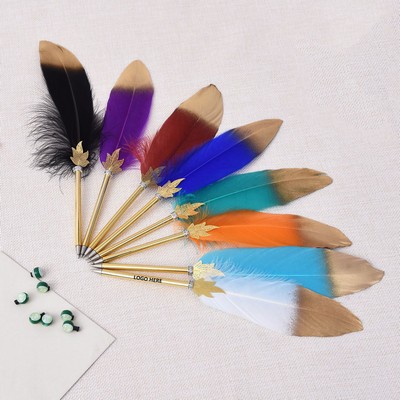 Dual Color Feather Pen