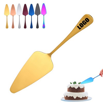 Colorful Triangle Serrated Cake Spatular Cutter