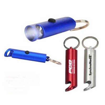 Aluminum Opener LED Keychain