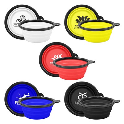 12 oz Silicone Collapsible Dog Bowl