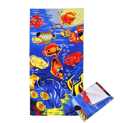 Reactive Printing Microfiber Beach Towel Beach Towel