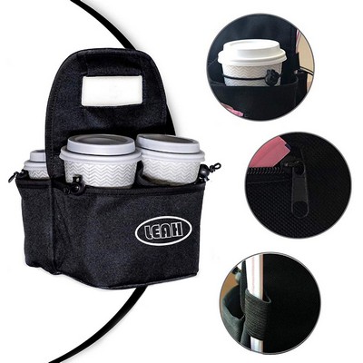 Portable Drink Carrier and Reusable Coffee Cup Holder