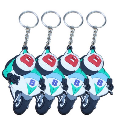 2D Soft PVC Key Chain