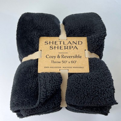 Shetland Sherpa Blanket (50"x60")