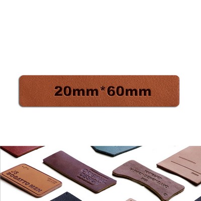 20 x 60 mm Leatherette Patch Faux Leather Patch Cloth Mark