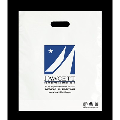 2.5 Mil OceanPoly® Die-Cut Tote Bag (15''x18'')