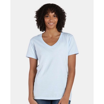 ComfortWash™ by Hanes® - Garment-Dyed Women's V-Neck T-Shirt