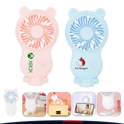 Cartoon Mini Bear Fan