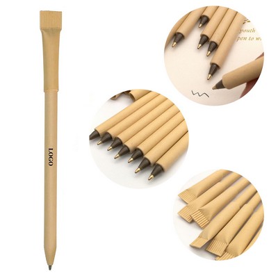 Eco-Friendly Kraft Paper Ballpoint Pen