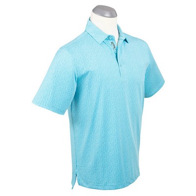 Bobby Jones Performance Golfman Print Polo