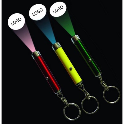 LED Projection Flashlight