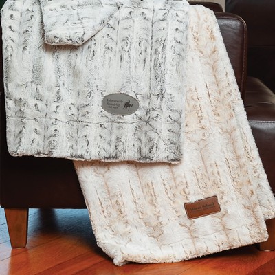 Bordeaux Fur Blanket